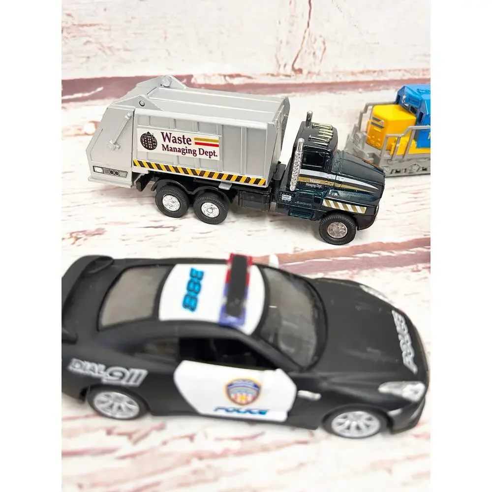 HOT WHEELS JADA MOTORMAX Diecast Toy Vehicle Lot Train Mustang Nissan 7pc
